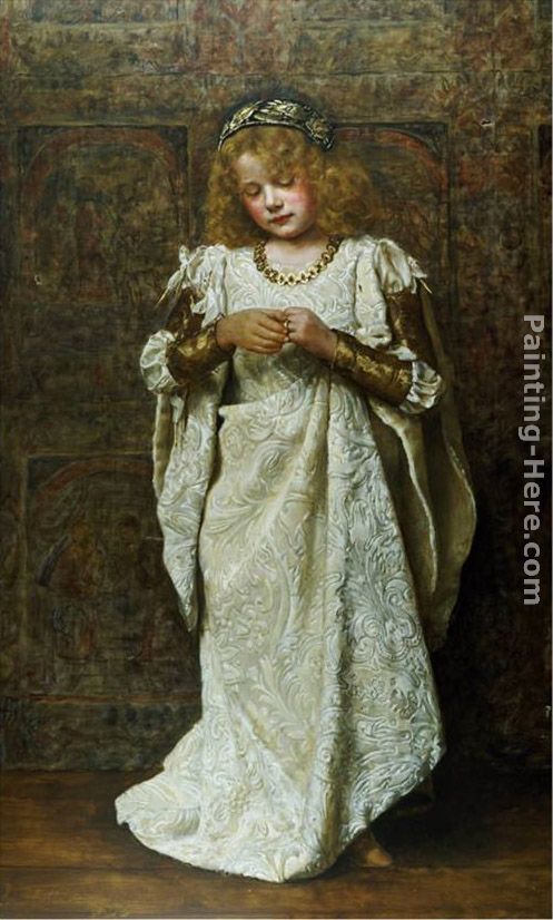 The Child Bride painting - John Collier The Child Bride art painting
